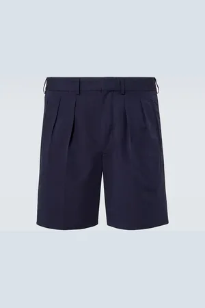 Tom Ford Pleated cotton and silk shorts