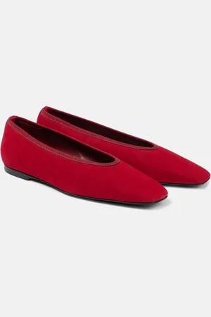 Totême Suede ballet flats