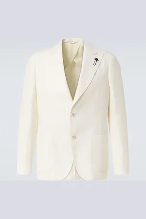 LARDINI Wool, linen, and silk blazer