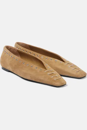 Totême Suede ballet flats