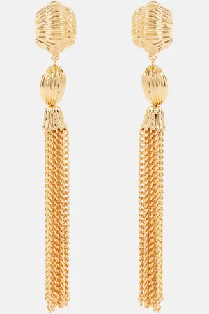 Jennifer Behr Arthella -plated drop earrings