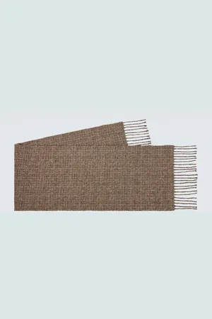 Loro Piana Moulin cashmere tweed scarf