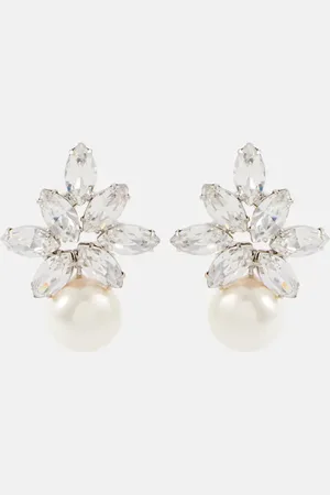 Jennifer Behr Liza embellished faux pearl earrings