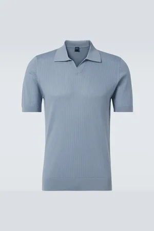 FEDELI Cotton piquÃ© polo shirt