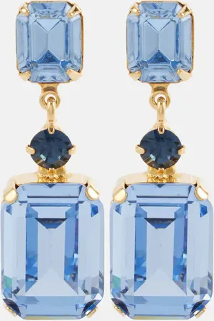 Jennifer Behr Justine gold-plated drop earrings