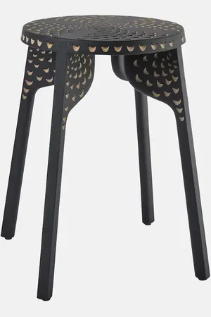 Zanat Tattoo Pheasant maple stool