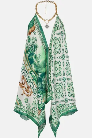 Camilla Printed silk camisole