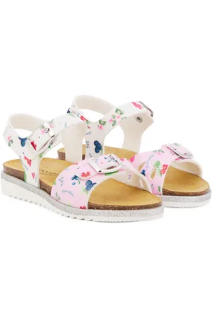 MONNALISA Printed faux leather sandals