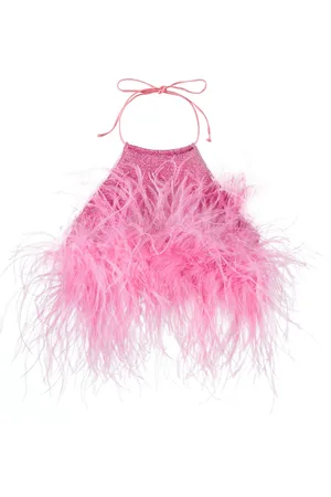 Oseree OsÃ©ree Kids LumiÃ¨re Plumage tank top