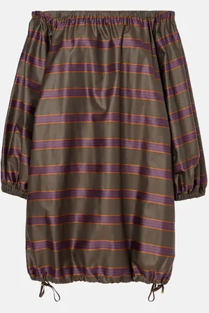 Max Mara Alcamo cotton-blend canvas minidress