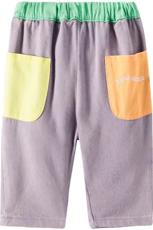 Bobo Choses Baby colorblock cotton pants