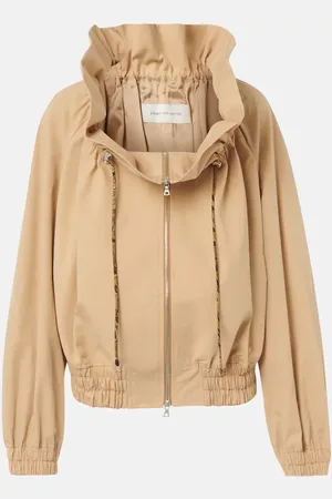 DRIES VAN NOTEN Cotton poplin bomber jacket