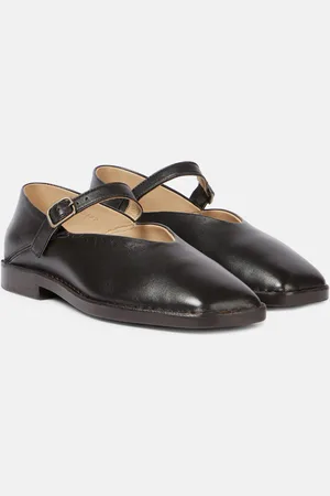 LEMAIRE Ballerina leather Mary Jane flats