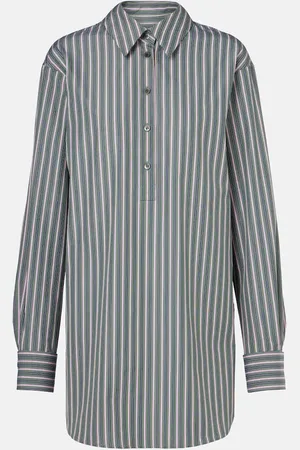 DRIES VAN NOTEN Striped cotton shirt