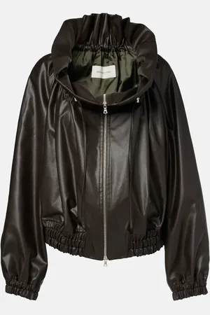 DRIES VAN NOTEN Cocoon gathered satin blouson