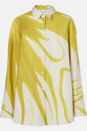 DRIES VAN NOTEN Printed cotton shirt