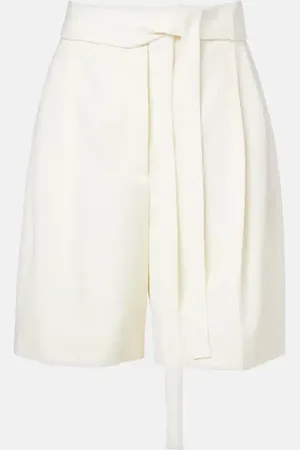 Rohe RÃ³he Belted virgin wool Bermuda shorts