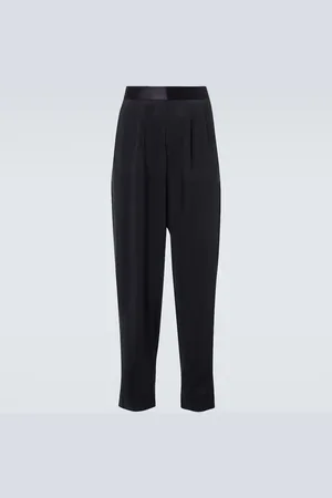Giorgio Armani Silk-blend suit pants