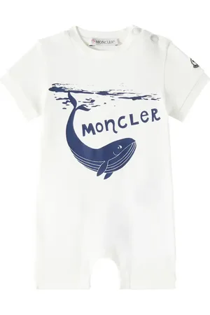 Moncler Baby cotton-blend onesie