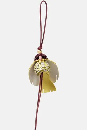 Loewe Bird leather bag charm
