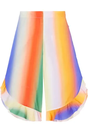Molo Aretha printed ruffled cotton pants