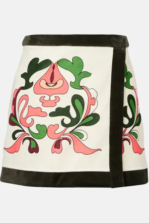 Adriana Degreas Inamorata cotton-blend miniskirt