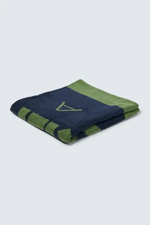 Kenzo Klabelholder cotton terry beach towel