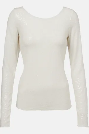Ralph Lauren Sequined jersey T-shirt