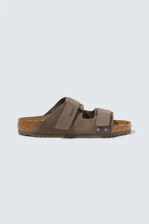 Birkenstock Uji suede and leather sandals