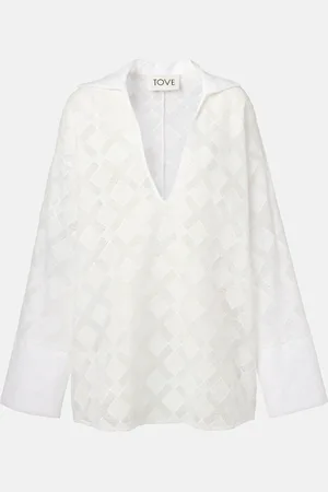 TOVE Luisa embroidered top
