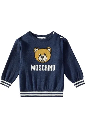 Moschino Baby Teddy Bear cotton and wool sweater
