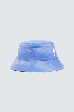 Marni Tie-dye canvas bucket hat