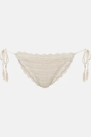 ANNA KOSTUROVA Classic crochet cotton bikini bottom