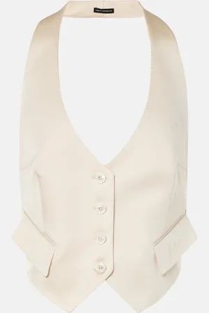 Tom Ford Silk and wool twill vest