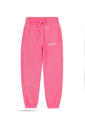 OFF-WHITE Logo cotton jersey sweatpants