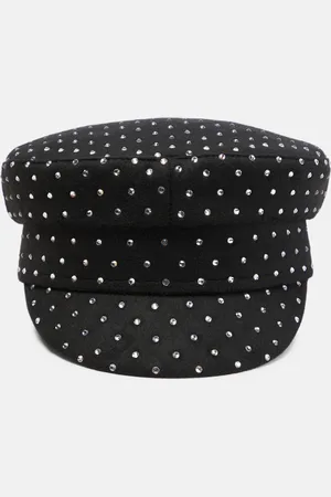 Ruslan Baginskiy Embellished wool baker boy cap