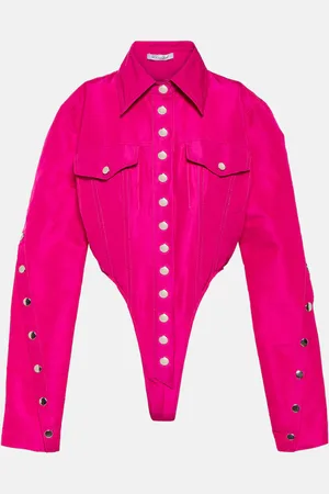 LAQUAN SMITH Satin corset top