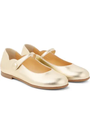 Christian Louboutin Melodie Chick metallic leather ballet flats
