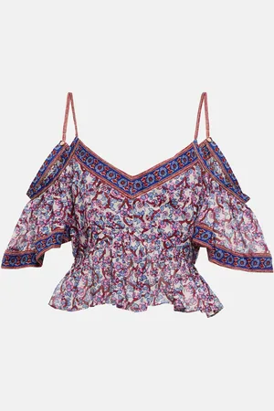 Marant Etoile Garuva floral-print cotton top