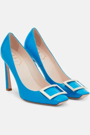 Roger Vivier Belle Vivier patent leather platform pumps