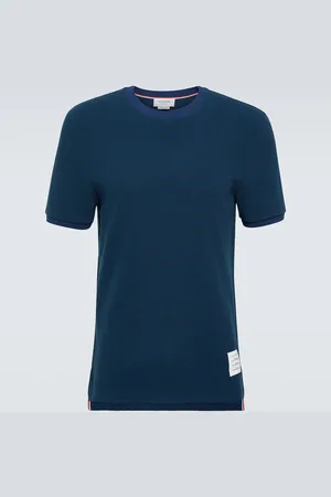 Thom Browne Striped cotton jersey T-shirt