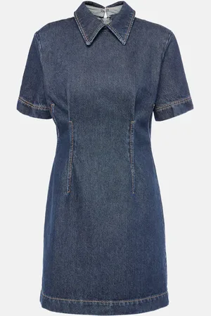 Sportmax Douglas denim polo dress