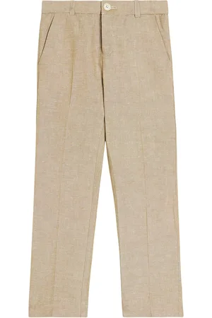 BONPOINT Peter linen and cotton straight pants