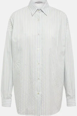 Stella McCartney S-Wave striped jacquard shirt