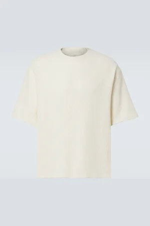 Jil Sander Zip-detail cotton-blend jersey T-shirt
