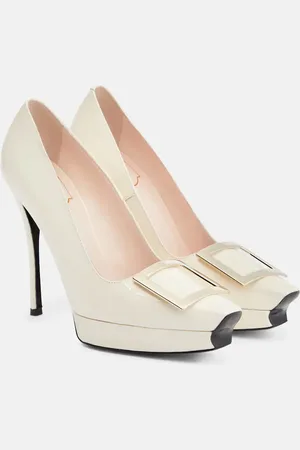 Roger Vivier Belle Vivier patent leather platform pumps
