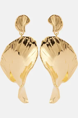 Oscar de la Renta Petal drop earrrings