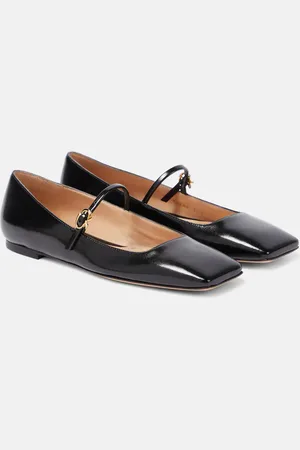 Gianvito Rossi Christina patent leather ballet flats