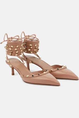 VALENTINO GARAVANI Rockstud 50 patent leather pumps