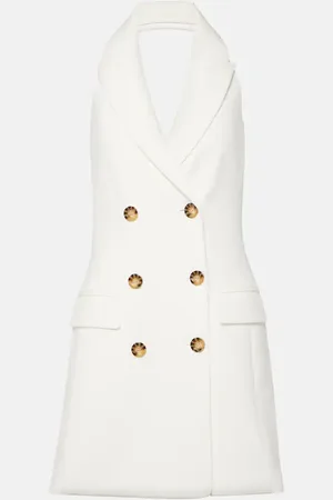 VERONICA BEARD Claridge cotton-blend blazer dress